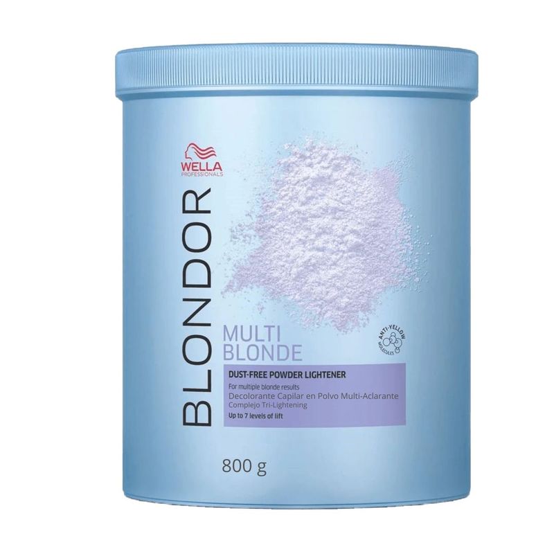 WELLA - Wella Polvo Decolorante Blondor Multi Blonde 800g  Aclara 7 Tonos