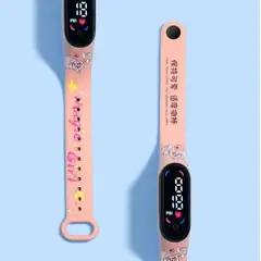 GENERICO - Reloj LED lindo de silicona para niños
