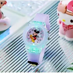 GENERICO - Reloj LED lindo de silicona para niños