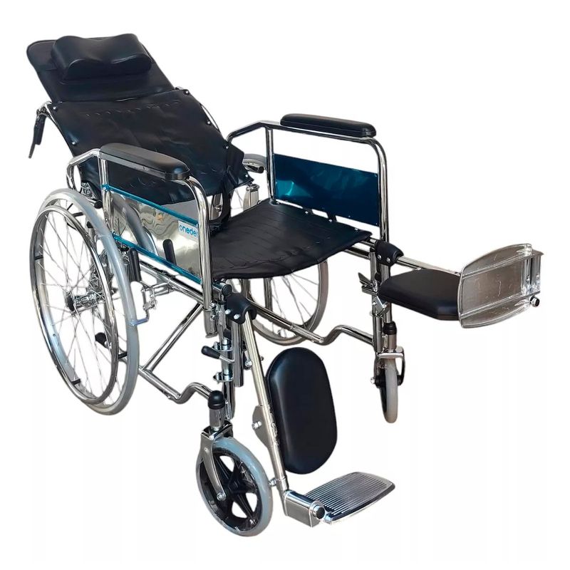 GENERICO - Silla De Ruedas Neurológica Reclinable Tipo Camilla Plegable KJT704D
