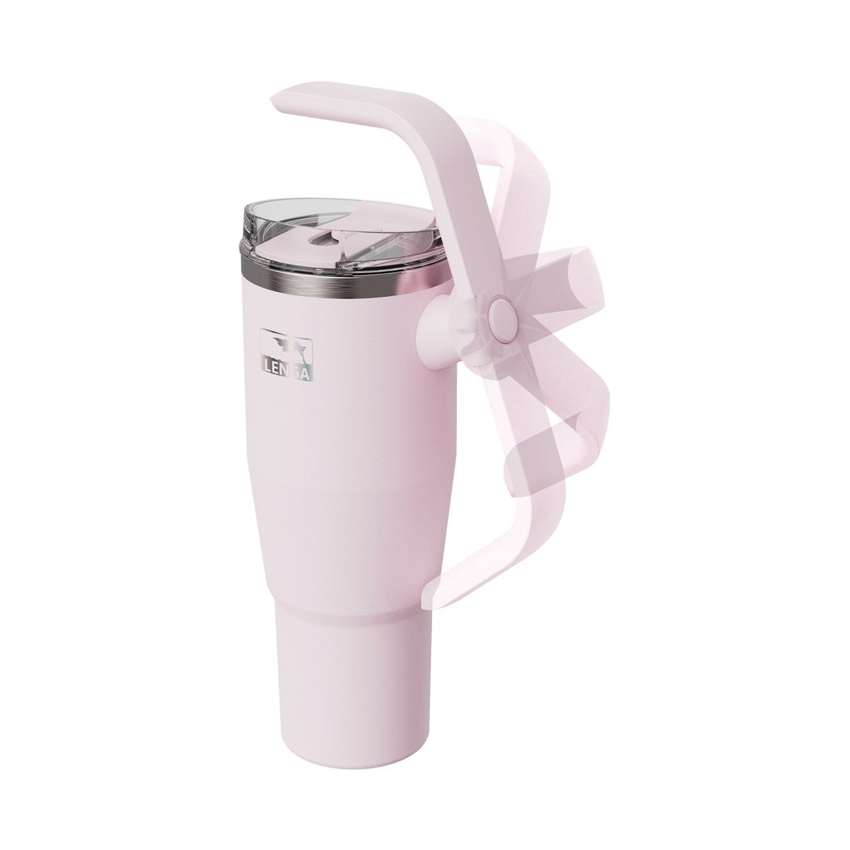 LENGA - Tumbler Doble Pared Mango Dual Rosada Inox 1200ml Lenga®