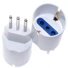 PHILCO - ADAPTADOR DE ENCHUFE SCHUKO CON PROTECTOR SOBRE CARGA
