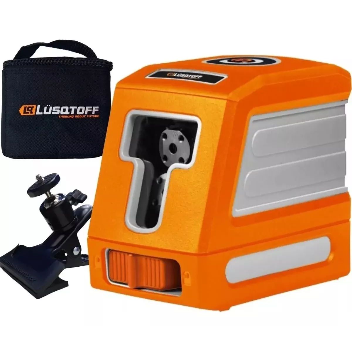 LUSQTOFF - Nivel Laser Cruz Autonivelante 2 Lineas Lusqtoff 15 Mts Rojo