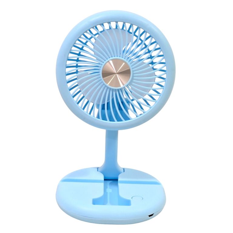 TECNOLAB Mini Ventilador Mesa Portátil Recargable TL670BL