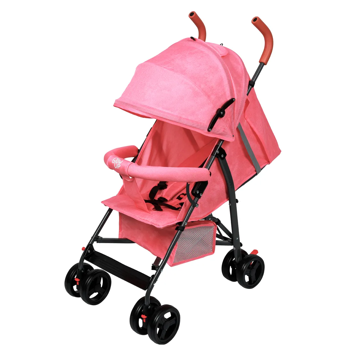 GLOWUP - Coche Paragua Paseo Bebe Plegable Niño Niña Rosado