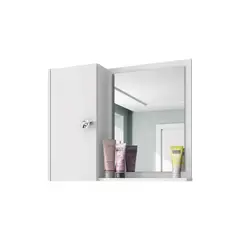 HOGA - Mueble de Baño con Espejo Genova Blanco