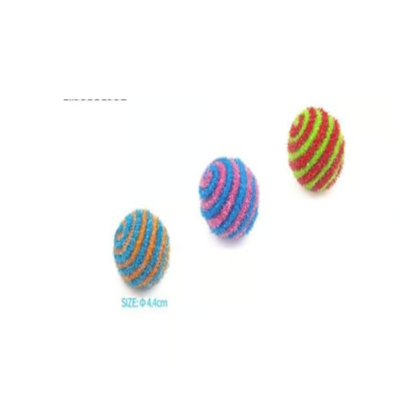 GENERICO - Juguete Para Gatos Colores Surtidos Pelotitas 4cm