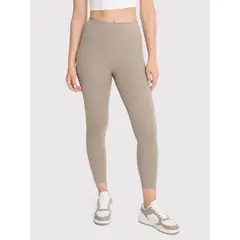 BSOUL - Calza deportiva 7/8 Mujer Ankle Leg Emma Café