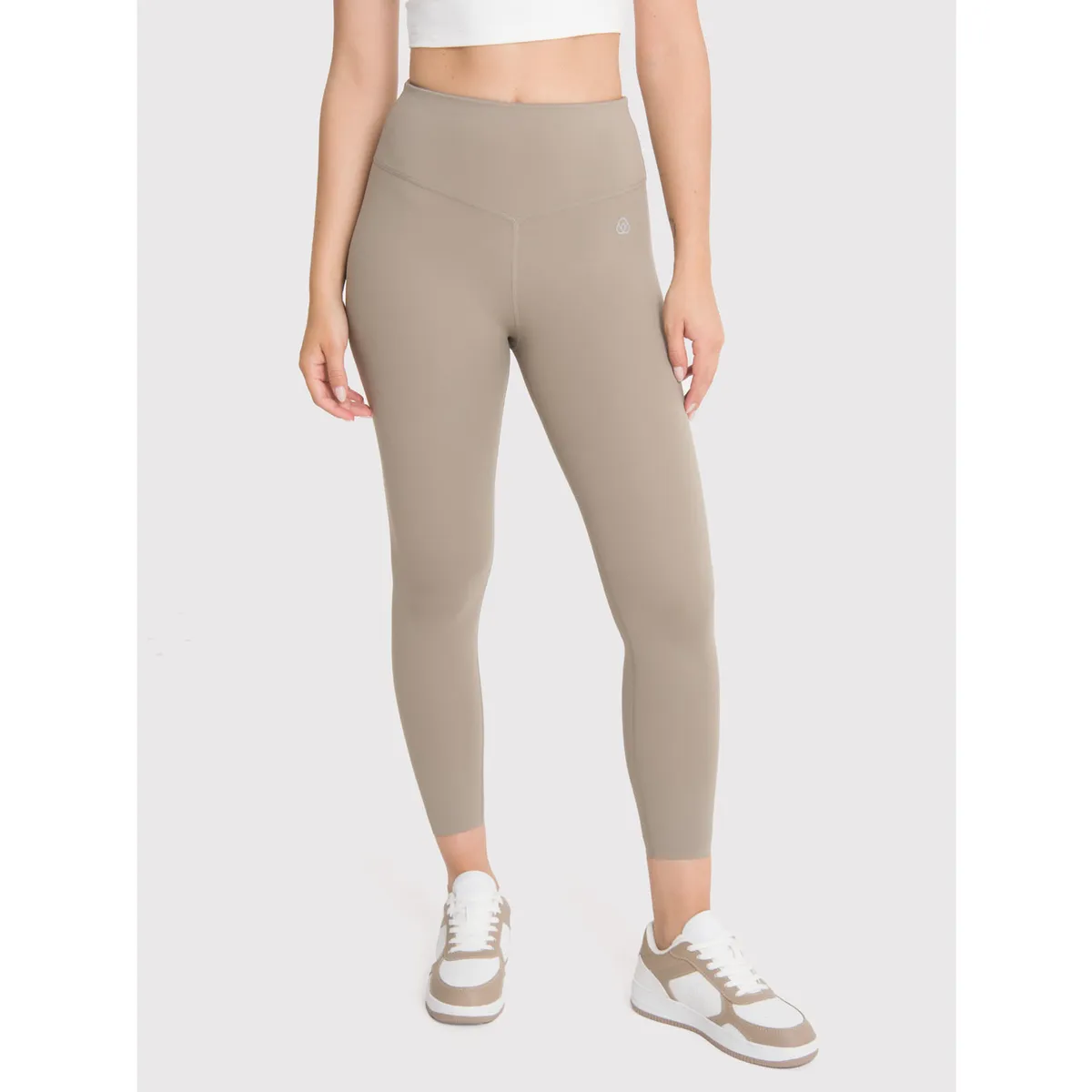 BSOUL - Calza deportiva 7/8 Mujer Ankle Leg Emma Café BSOUL