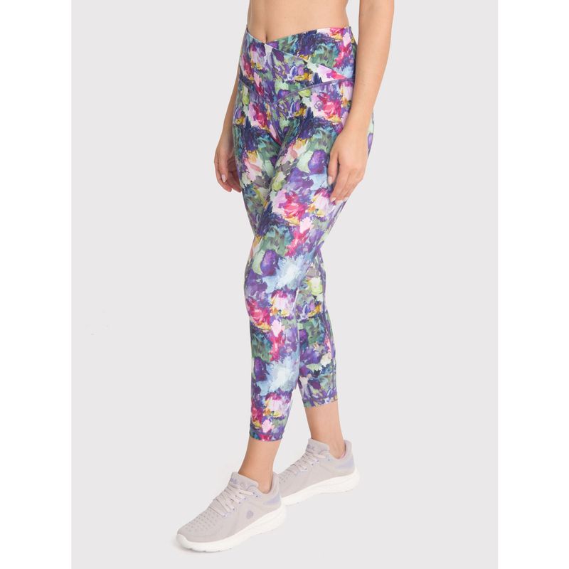 BSOUL - Calza tiro alto 7/8 Mujer Hr AnkLeg Eva II Morado BSOUL