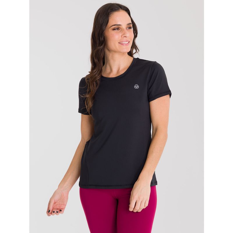 BSOUL - Polera Court T-Shirt Negra BSOUL