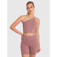 Peto deportivo Mujer Crop Top Elise Café