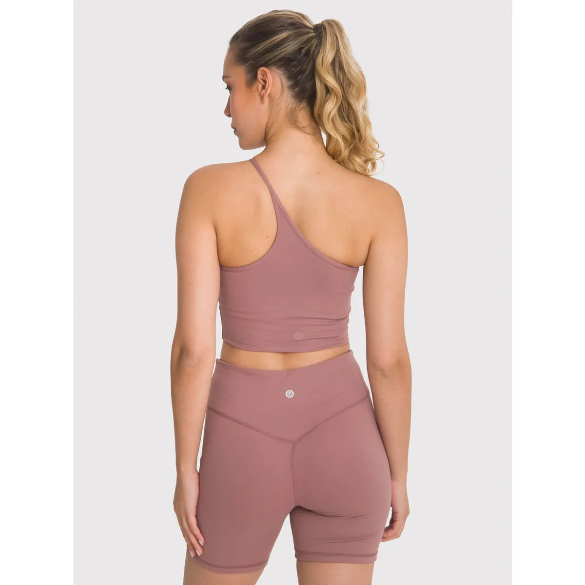 BSOUL - Peto deportivo Mujer Crop Top Elise Café BSOUL