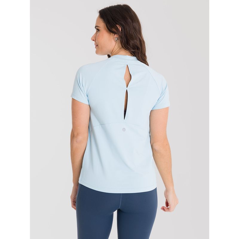 BSOUL - Polera deportiva Mujer Active T-Shirt Celeste BSOUL