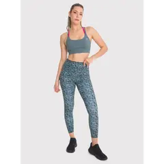 BSOUL - Calza deportiva 7/8 Mujer Ankle Leg Emma Verde