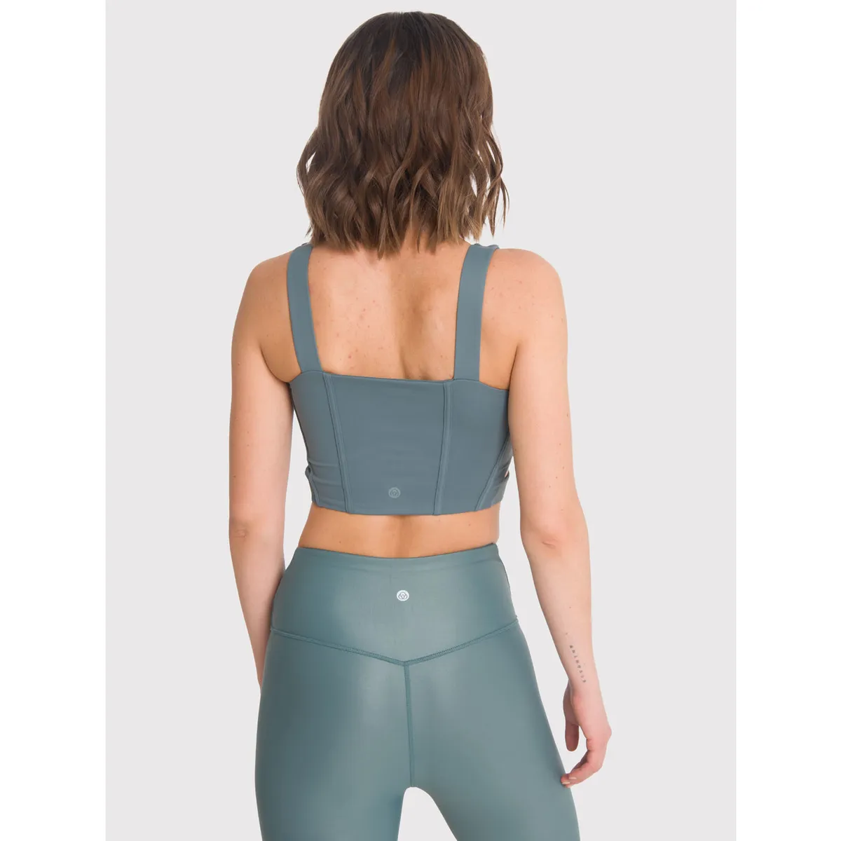 BSOUL - Peto deportivo Mujer Crop Top Pro Verde BSOUL