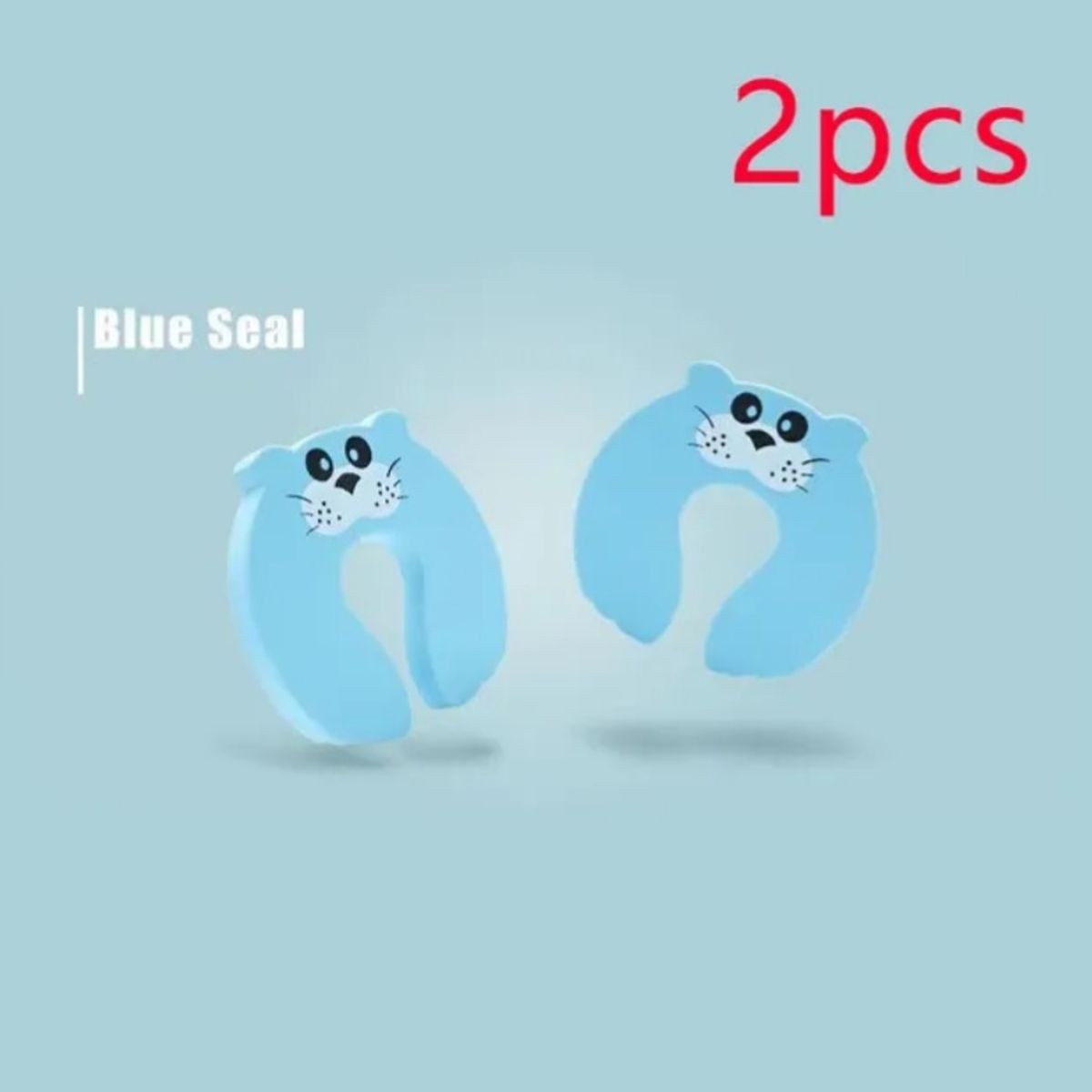 GENERICO - Pack 2 unidades topes de puertas diseño de foca