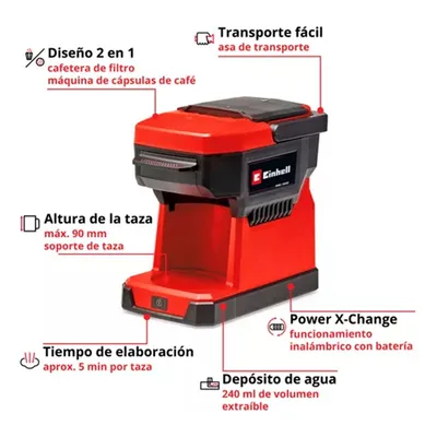 Imagen 2 del producto Cafetera Inal. Te-cf 18 - Sin Baterías