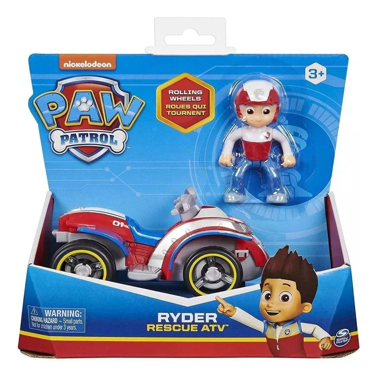 PAW PATROL - Vehículo Básico Ryder Rescue ATV Paw Patrol
