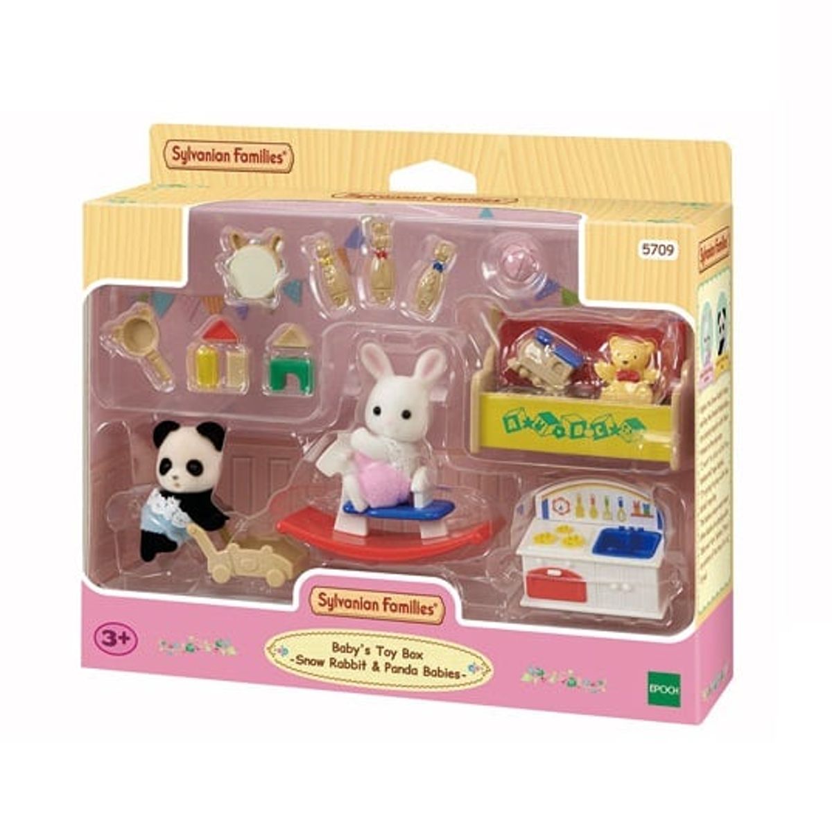 SYLVANIAN FAMILIES - Sylvanian Families 5709 Set De Juegos Bebés Panda Y Conejo