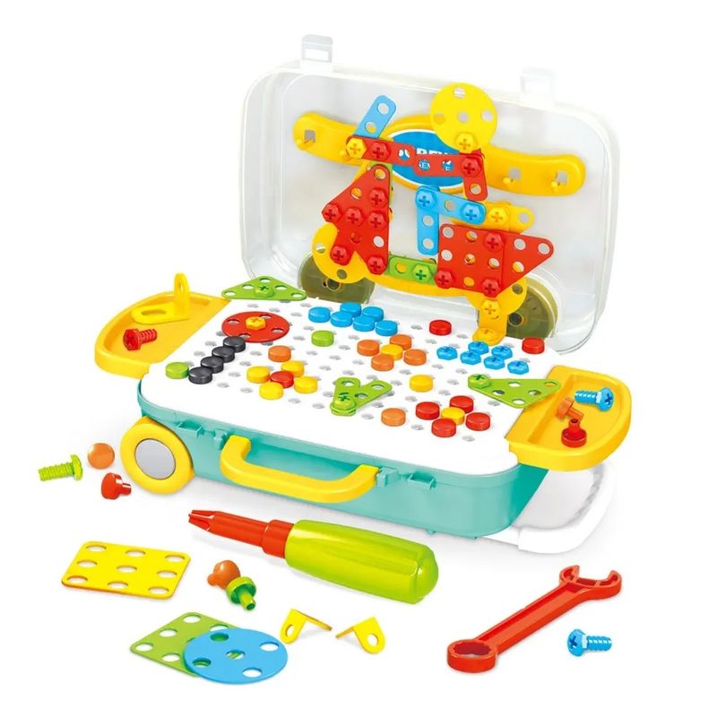 GENERICO - Juego de Habilidades Maleta Portátil 183pz para Armar 55534