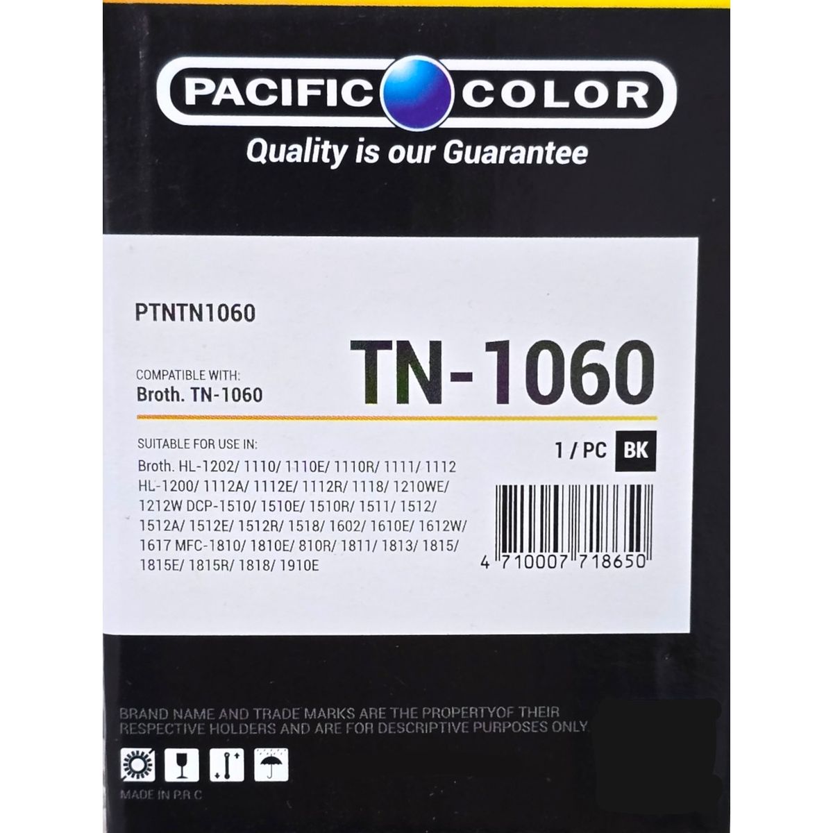 PACIFIC COLOR - Toner Pacific Color Para n-1060 Hl-1202 1112 Dcp1512 1602 Mfc1810