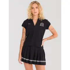 BSOUL - Polera Polo Mujer Heritage SAINTMALE Negra