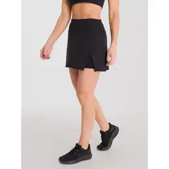 BSOUL - Falda short Mujer Flo Negra