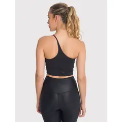 BSOUL - Peto deportivo Mujer Crop Top Elise Negro