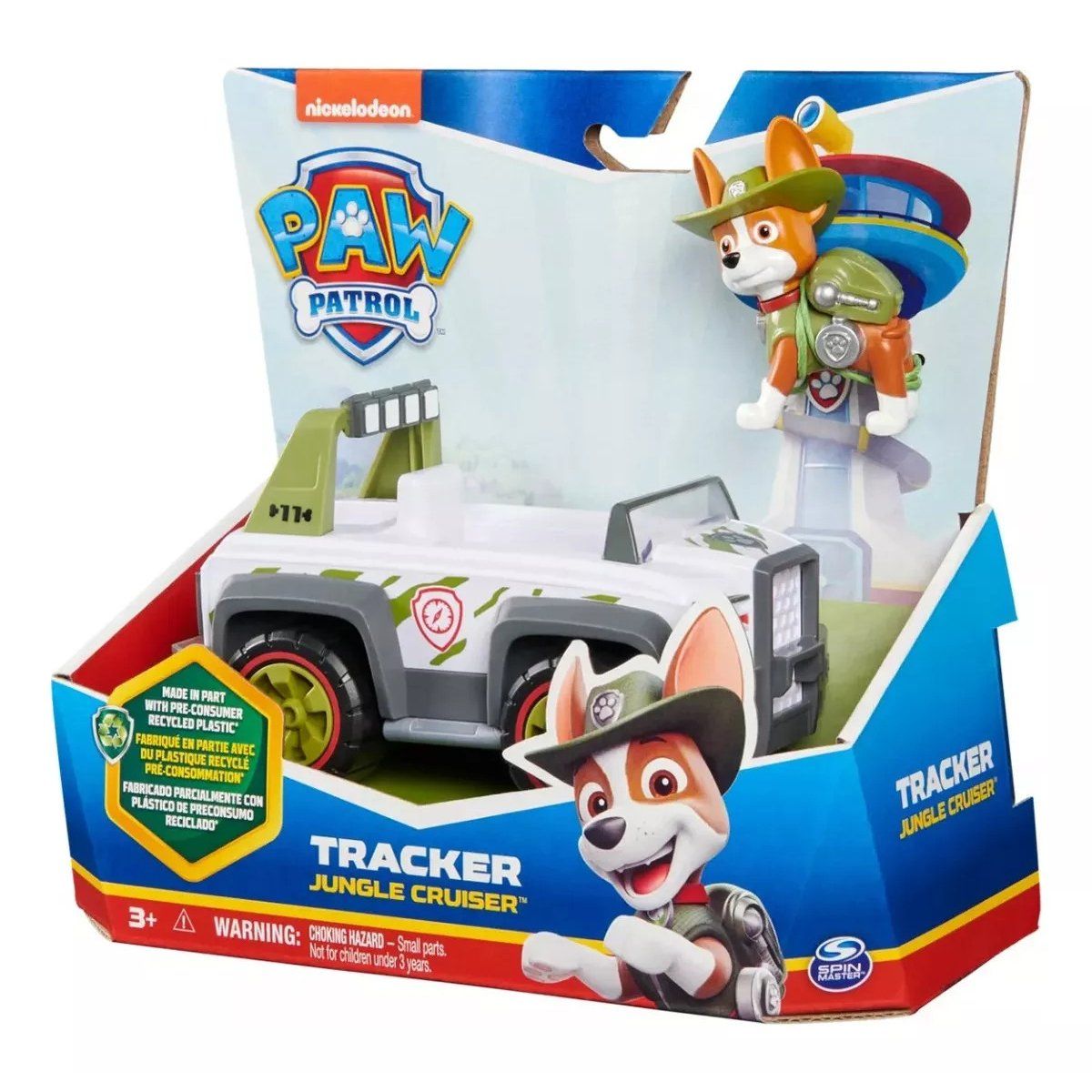 PAW PATROL - Vehículo Básico Tracker Jungle Cruiser Paw Patrol