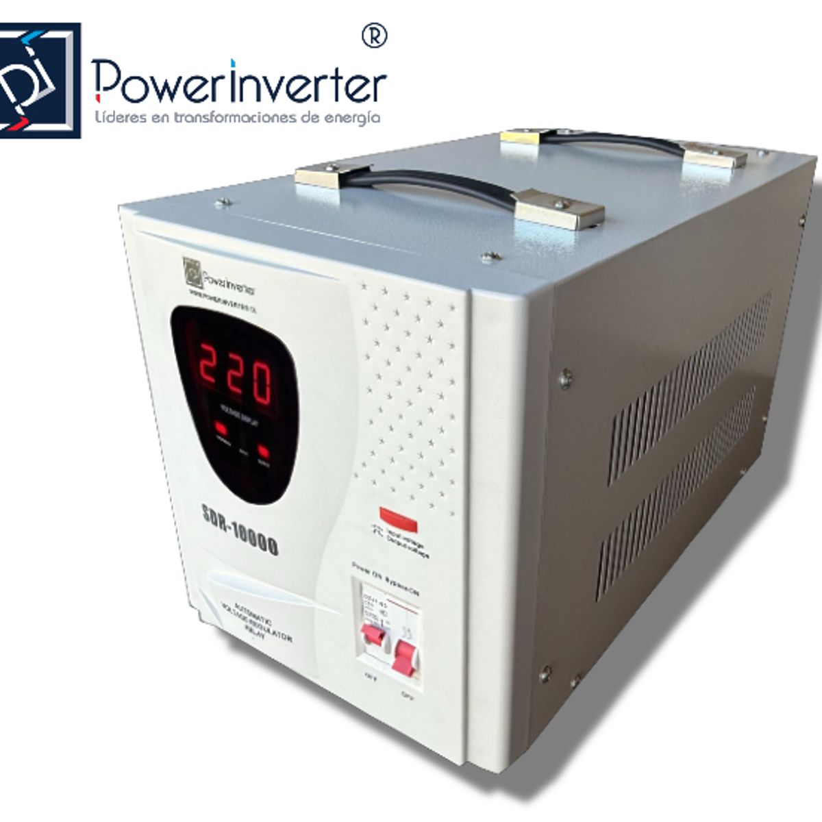 GENERICO - REGULADOR ESTABILIZADOR AUTOMÁTICO 10000W 220VAC-AVR-RELE - PROFESIONAL