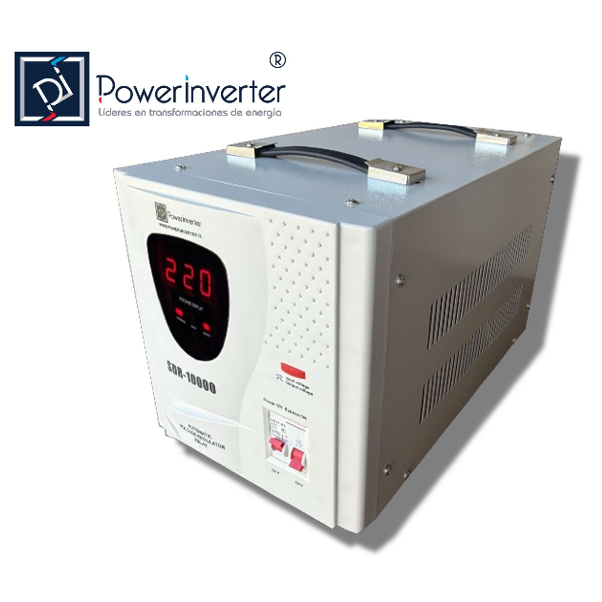 GENERICO - REGULADOR ESTABILIZADOR AUTOMÁTICO 10000W 220VAC-AVR-RELE - PROFESIONAL