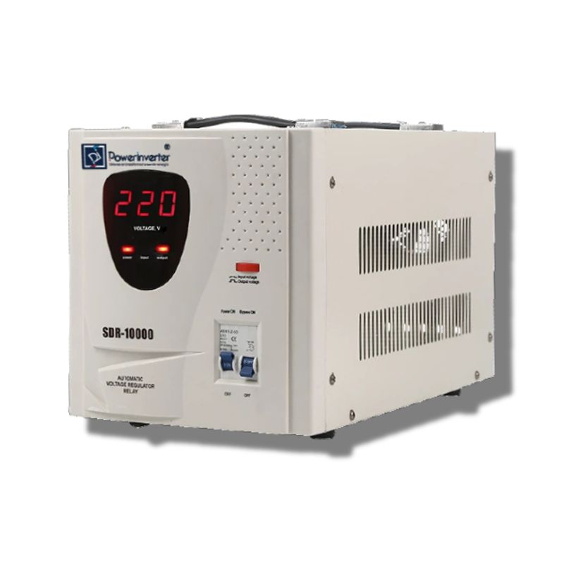 GENERICO - REGULADOR ESTABILIZADOR AUTOMÁTICO 10000W 220VAC-AVR-RELE - PROFESIONAL