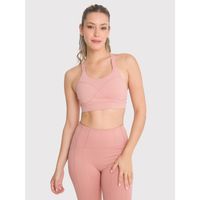 Peto deportivo Mujer Hight Support Palo Rosa