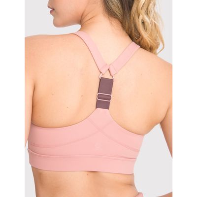 Imagen 2 del producto Peto deportivo Mujer Hight Support Palo Rosa