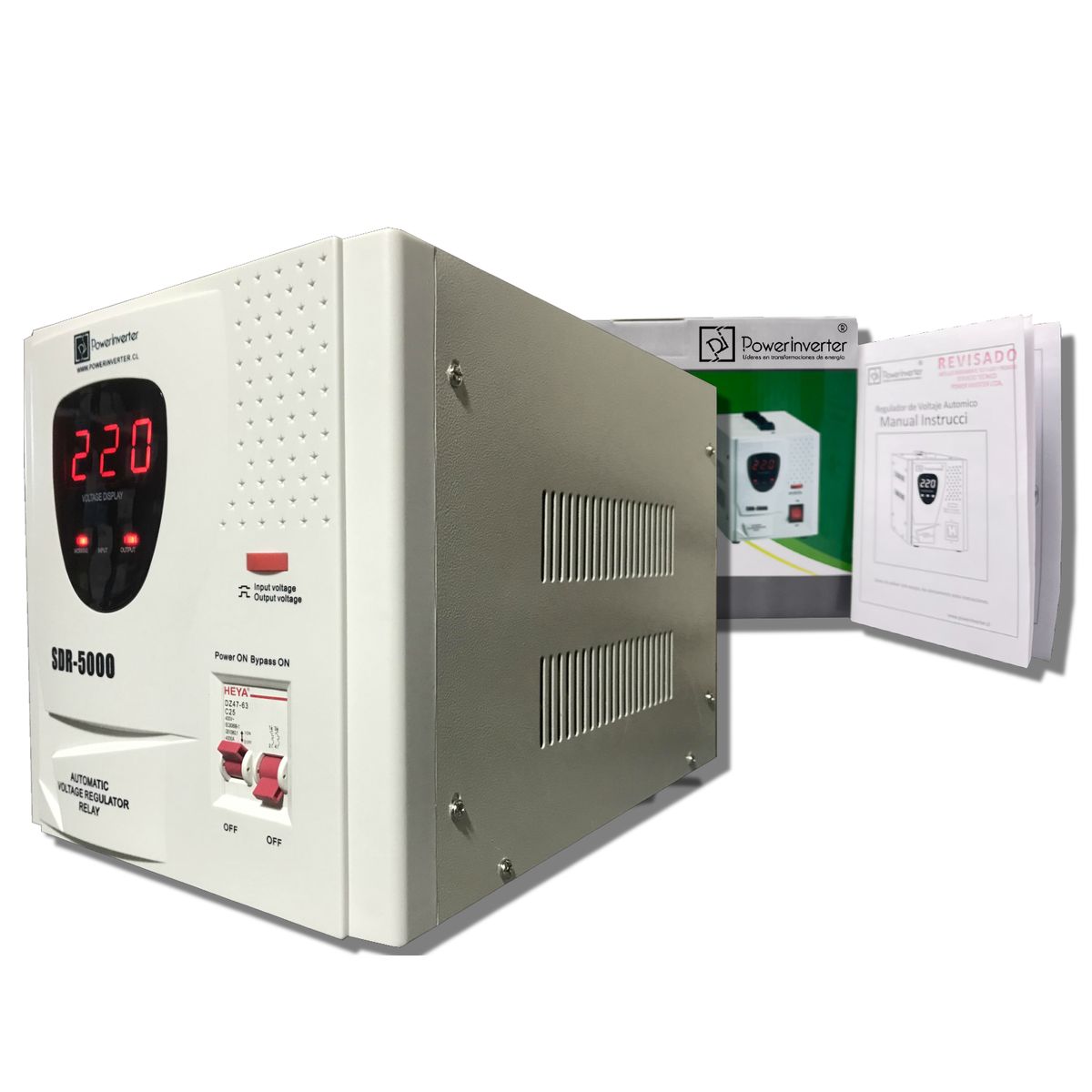 REGULADOR ESTABILIZADOR AUTOMÁTICO 5000W AC220V-AVR-RELE--PRO, marca GENERICO - Foto Principal