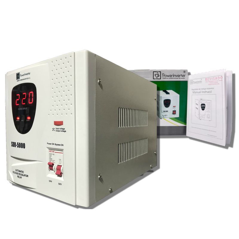 GENERICO - REGULADOR ESTABILIZADOR AUTOMÁTICO 5000W AC220V-AVR-RELE--PRO