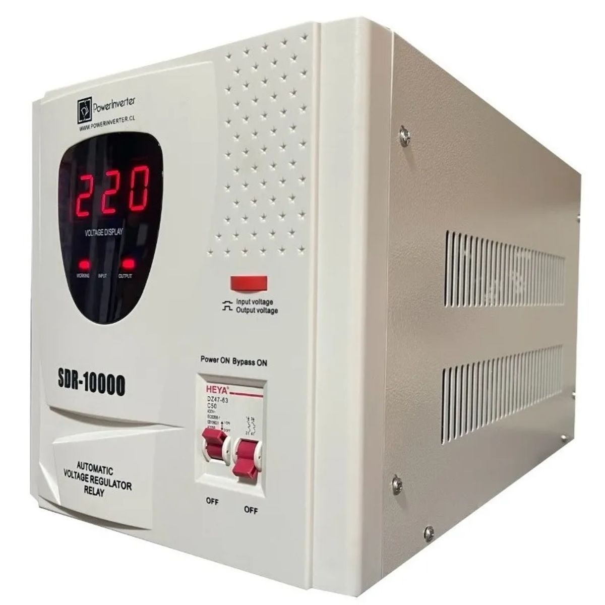 REGULADOR ESTABILIZADOR AUTOMÁTICO 5000W AC220V-AVR-RELE--PRO, marca GENERICO - Foto 2