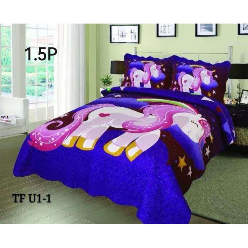 GENERICO - cubrecama quilt verano plazay media