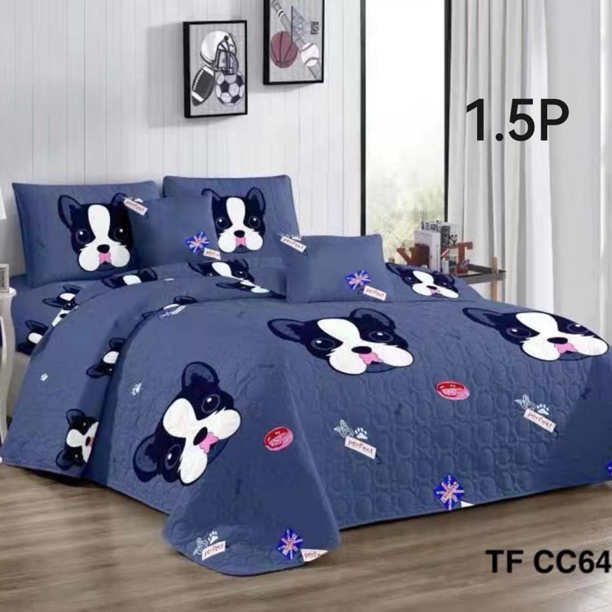 GENERICO - cubrecama quilt verano plazay media