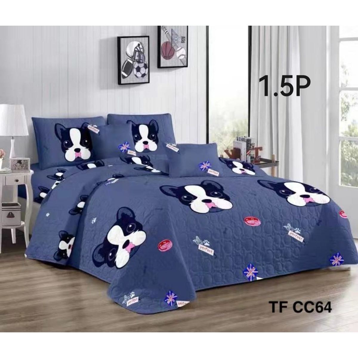 GENERICO - cubrecama quilt verano plazay media