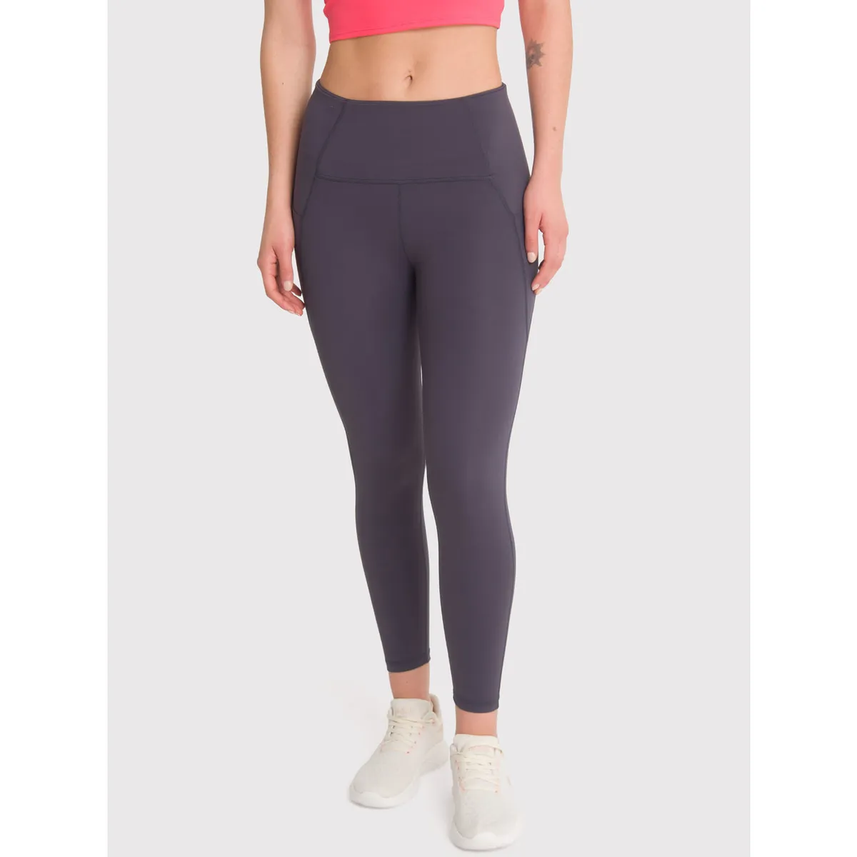 BSOUL - Calza deportiva 7/8 Mujer Ankle Shelly Acero BSOUL
