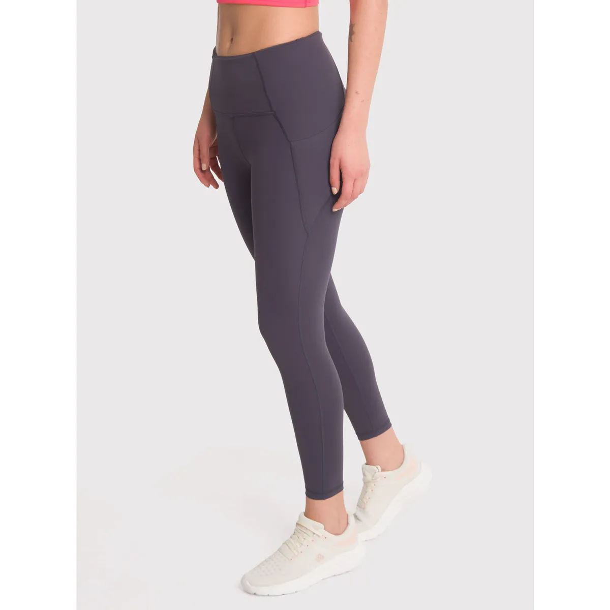 BSOUL - Calza deportiva 7/8 Mujer Ankle Shelly Acero BSOUL