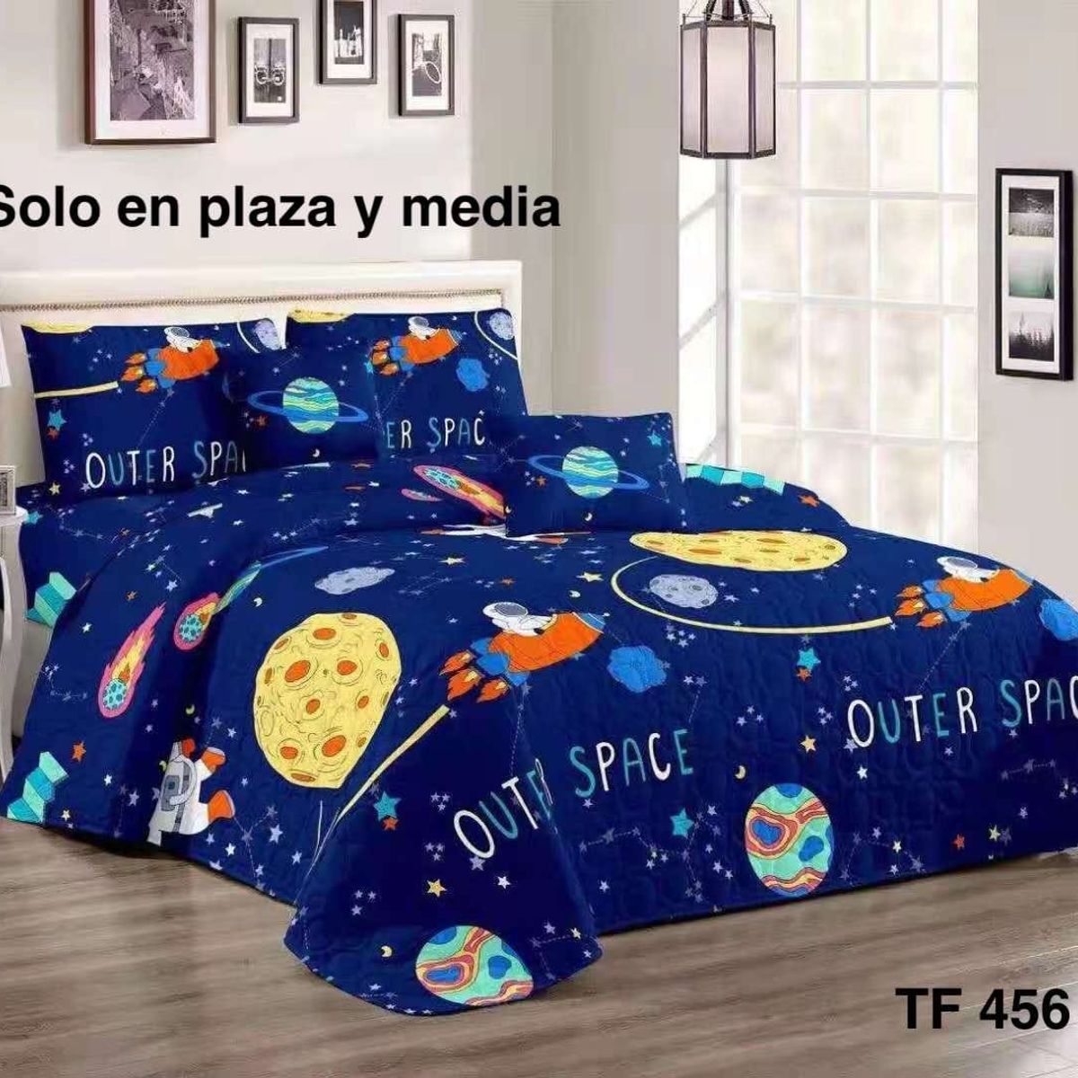 GENERICO - cubrecama quilt verano plazay media