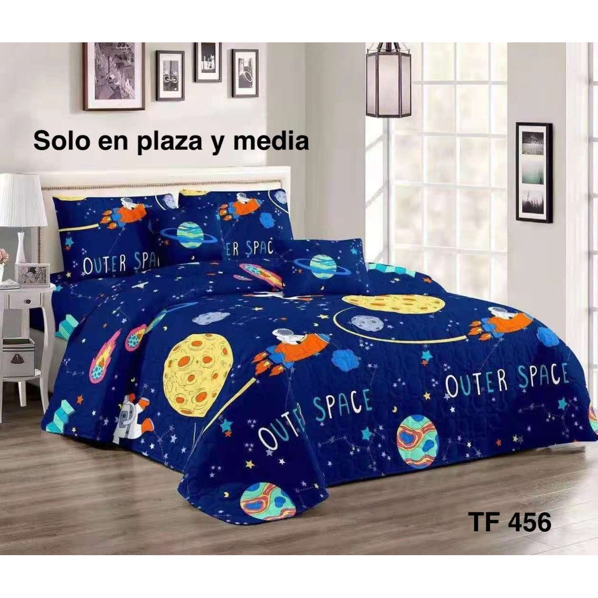 GENERICO - cubrecama quilt verano plazay media