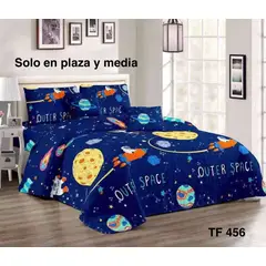 GENERICO - Cubrecama quilt verano plazay media