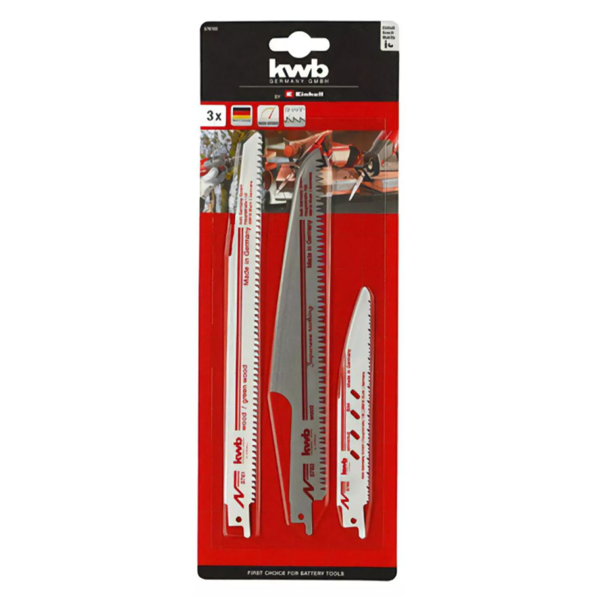 KWB - Set Repuesto Hoja Para Sierra Sable 3 Pcs Kwb 576105