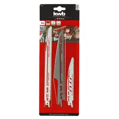 KWB - Set Repuesto Hoja Para Sierra Sable 3 Pcs 576105