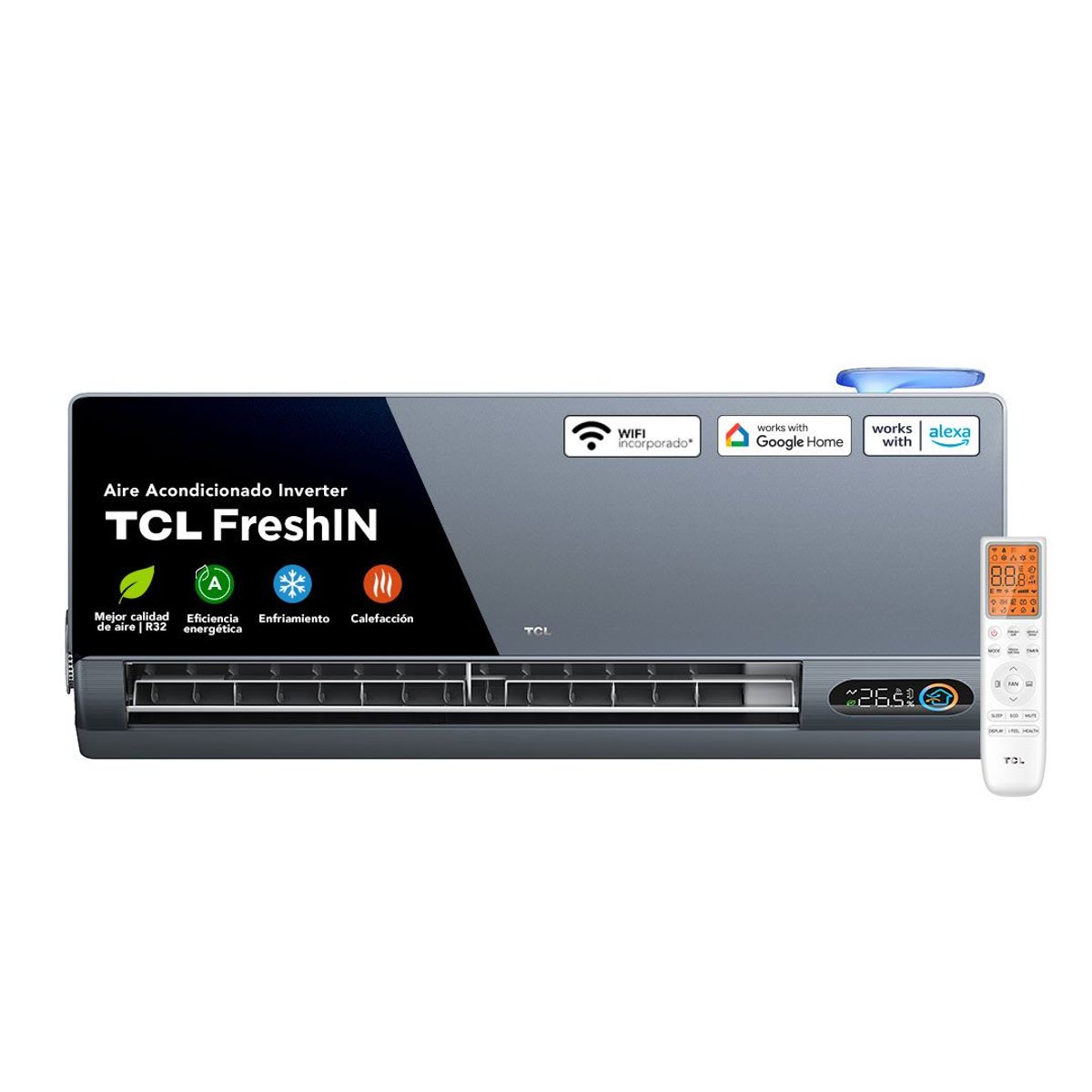 TCL - Aire Acondicionado Inverter TCL FreshIN 12000 BTU WIFI