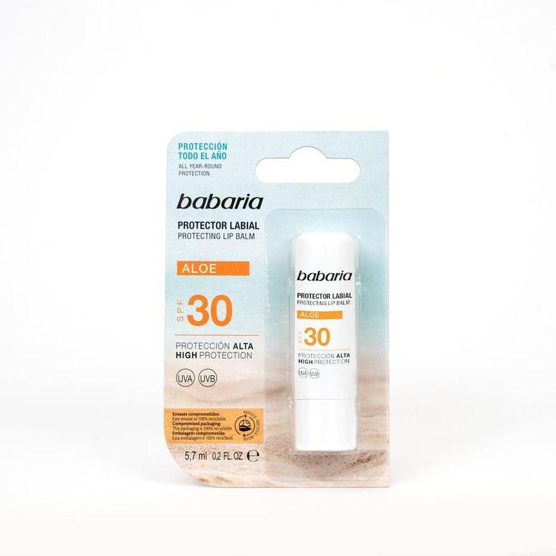 BABARIA - Protector Labial Aloe Vera F30